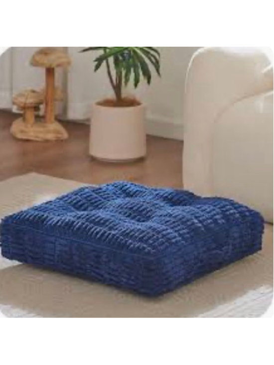 ZOEMO Other - NEW Blue Floor Pillow Cushion Meditation Cushion Large Square 22”